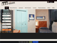 Tablet Screenshot of hotelparadisebologna.it